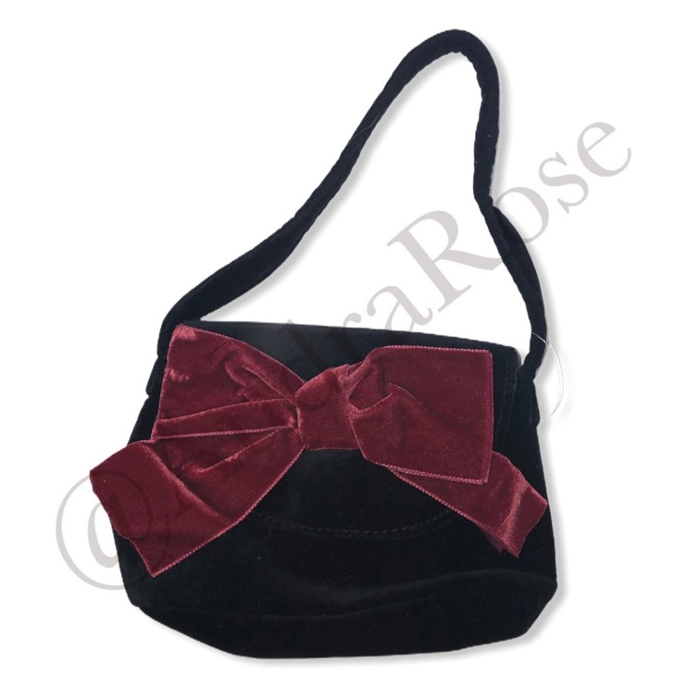 Gymboree FAMILY PORTRAIT velvet purse NWT